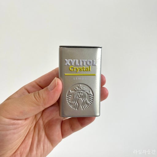 韓國 Starbucks 星巴克 檸檬 木醣醇水晶糖 經典鐵盒裝 ｜Xylitol Crystal 