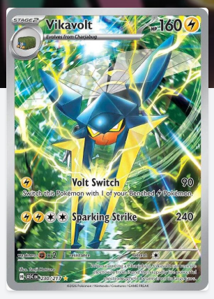 Pokemon TCG Card Game - ASCENDED HEROES -VIKAVOLT-230/217