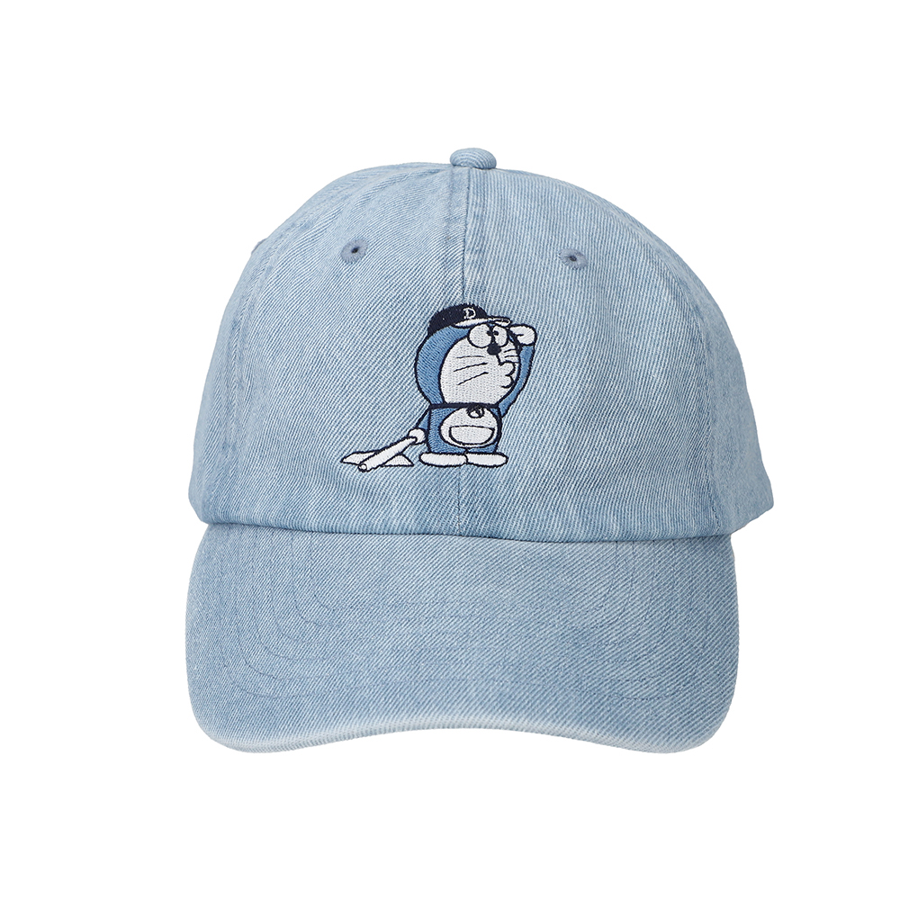 [訂購] 多啦A夢Cap帽 牛仔布 刺繡圖案 (DORA STORE系列)