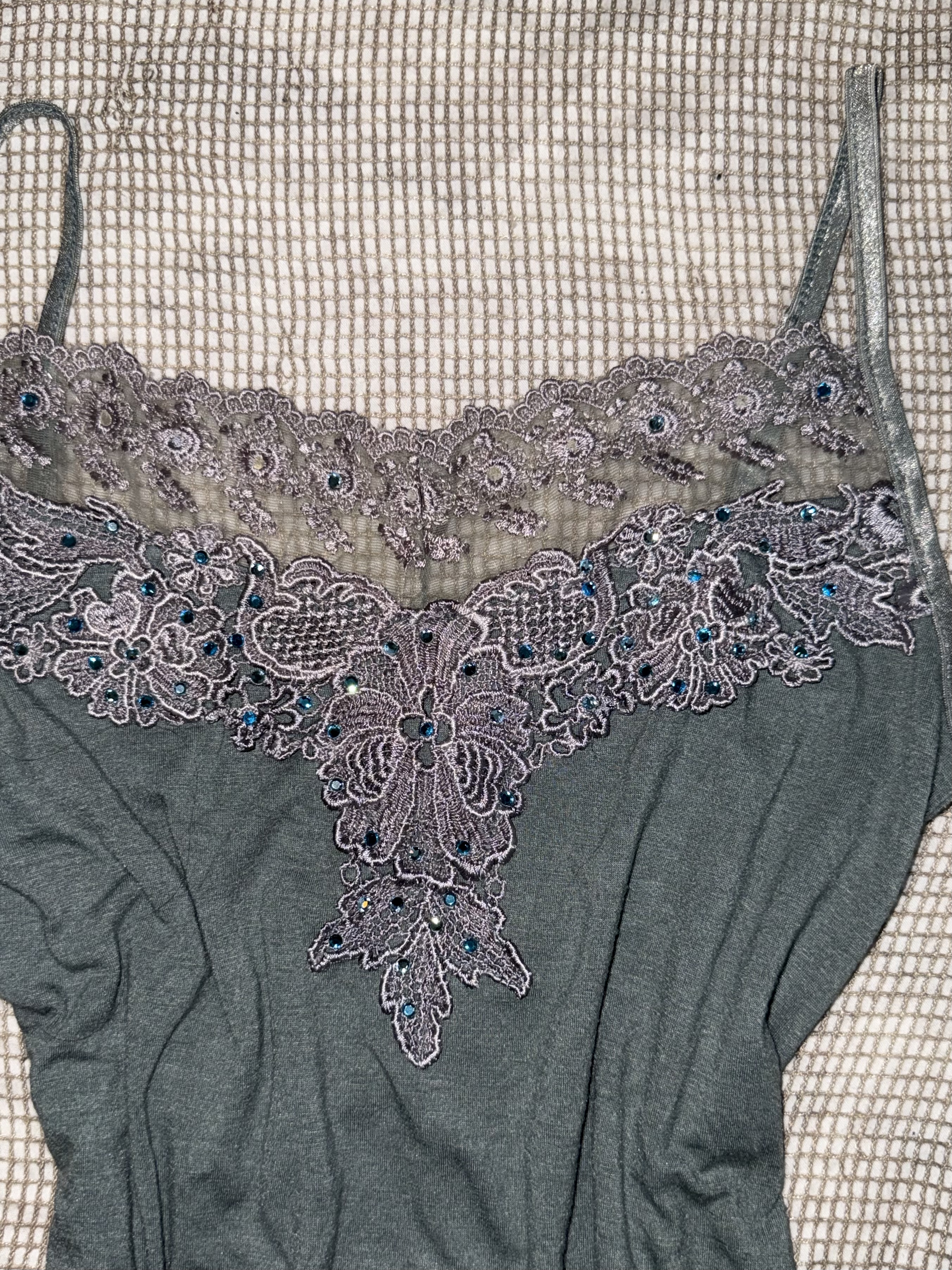 Fairy Embroidered Lace Camisole