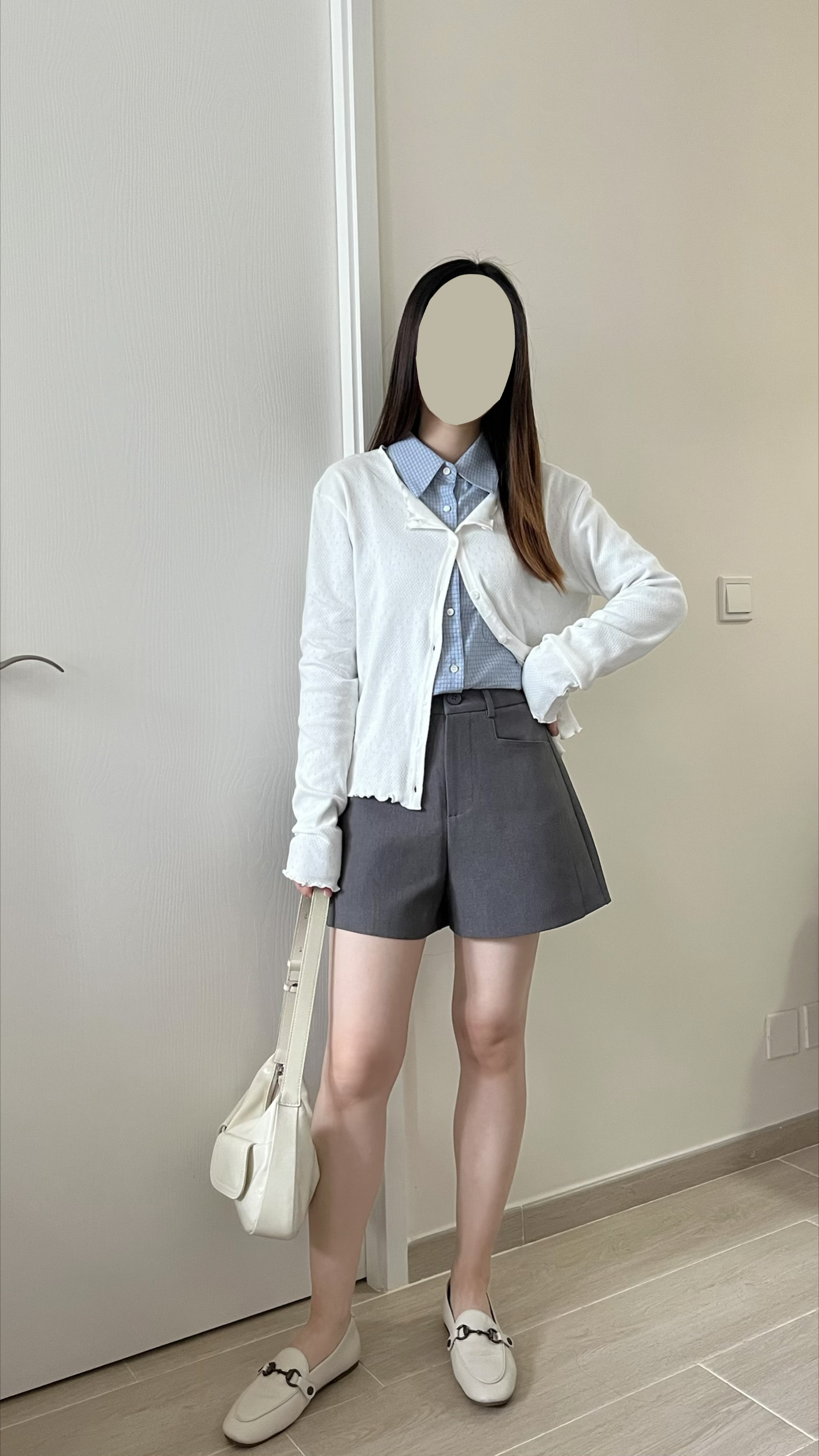 櫻花木耳邊上衣 溫柔斯文