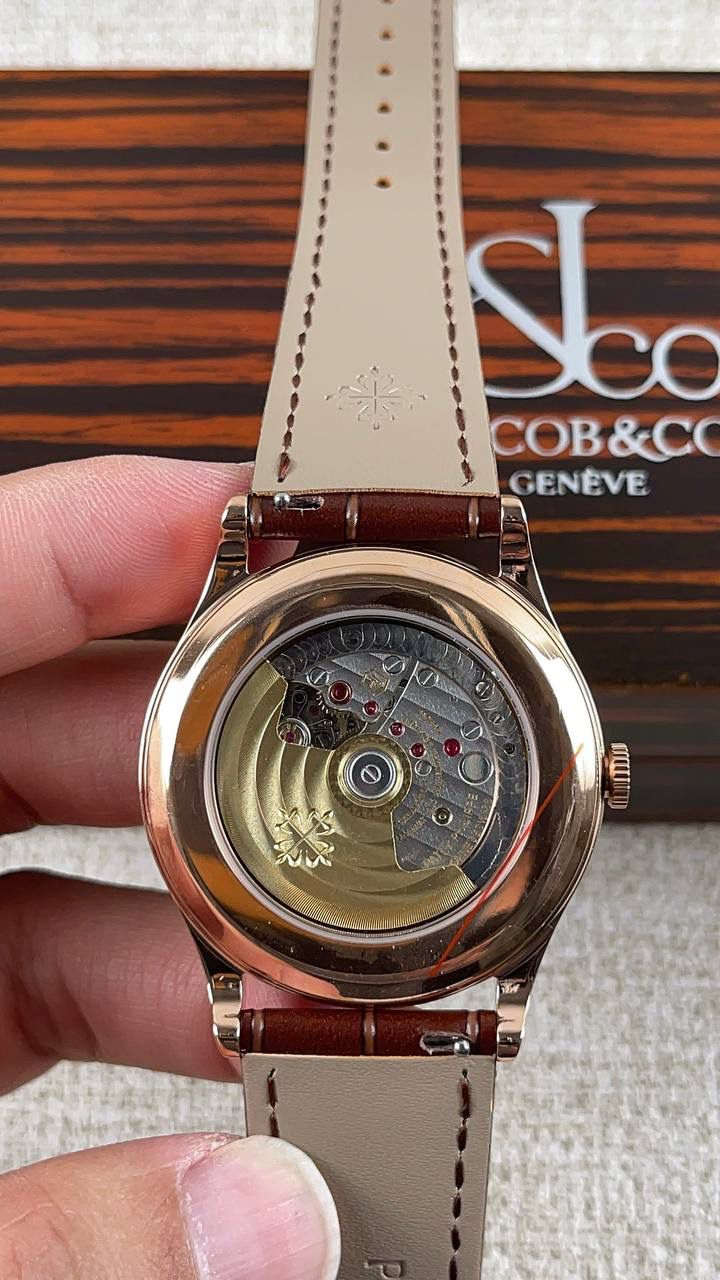 🌐Patek Philippe/百达翡丽 古典6119R手动玫瑰金39mm🌐