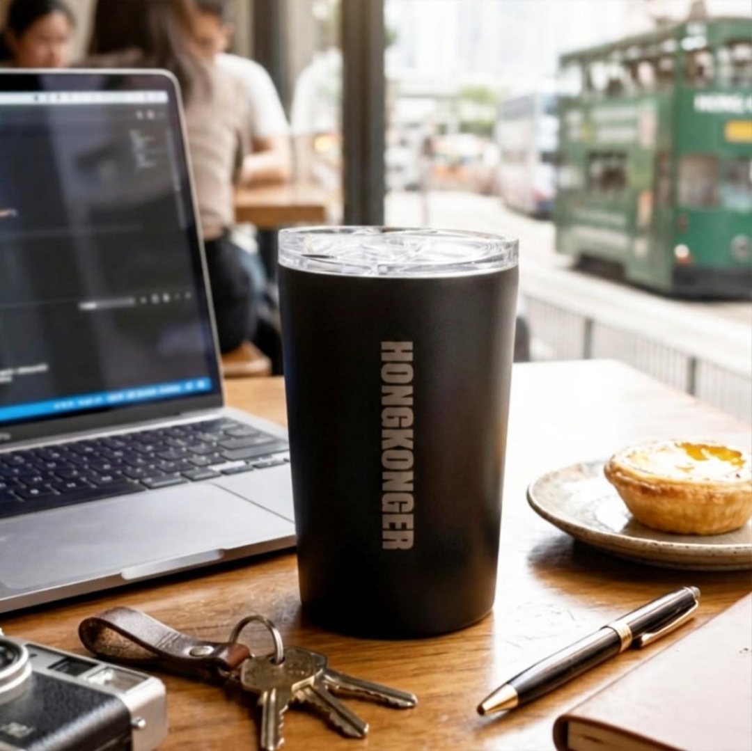HONGKONGER 不銹鋼雙層真空保溫杯