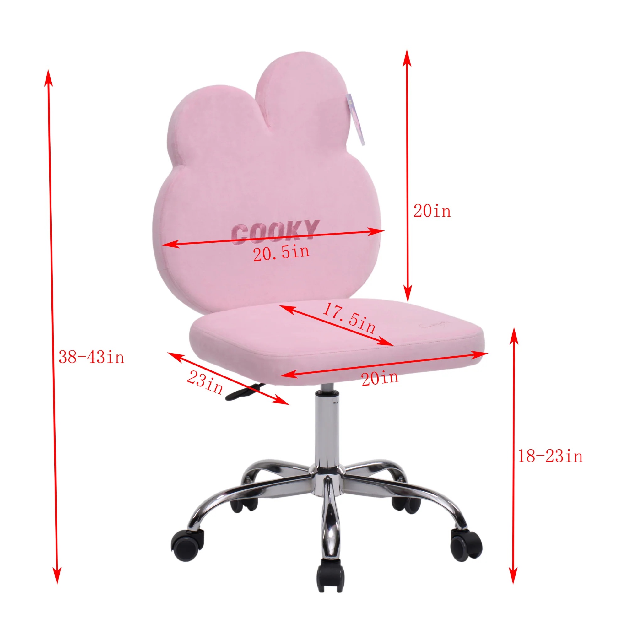 📦訂購 美國代購 Impressions Vanity Line Friends BT21 Swivel Vanity Chair 旋轉式辦公桌椅 化妝椅