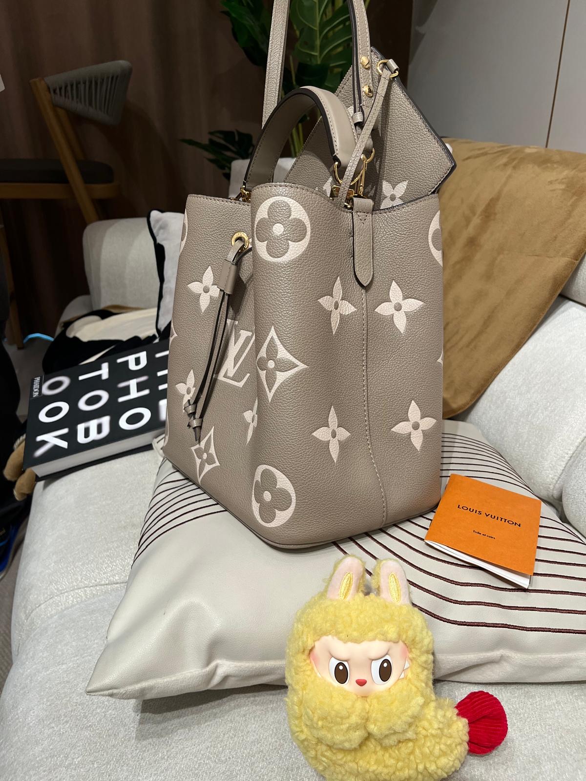 Lv neonoe mm M45555 Monogram Empreinte 牛皮 100%Authentic,98%new ✅專店收據✅NFC✅pouch✅防塵袋