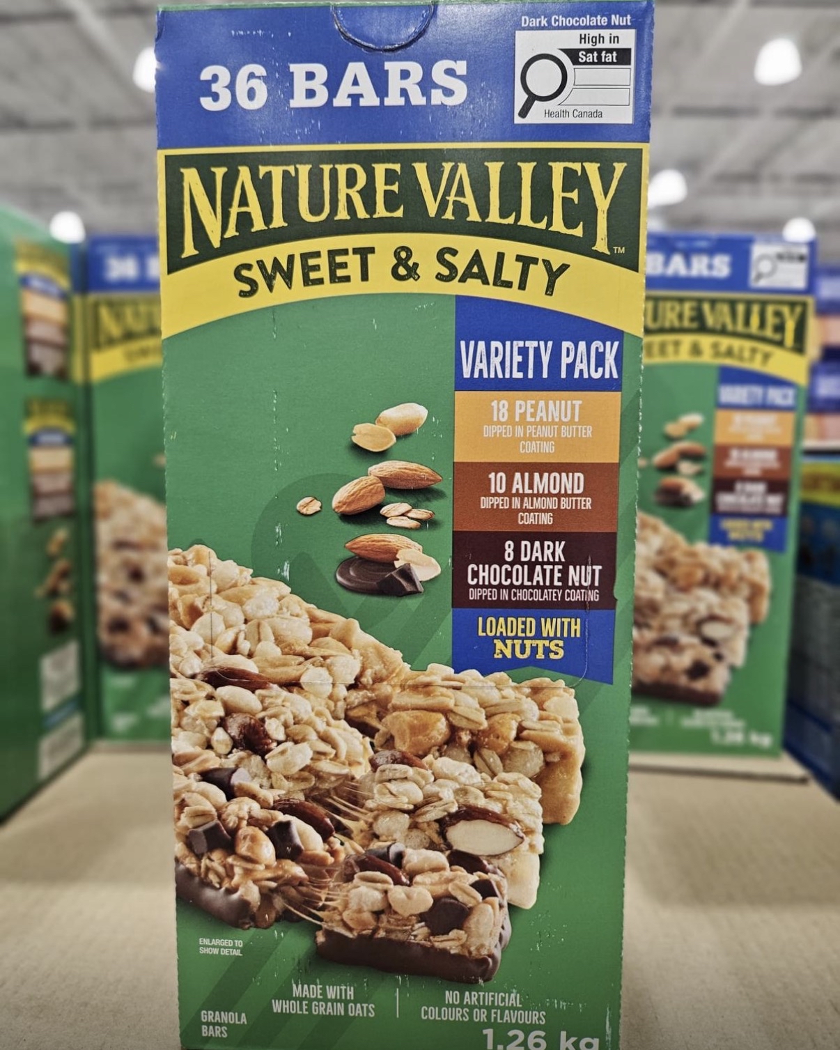 加拿大直送 Nature Valley ,Sweet and Salty Bars36 x 35g 
