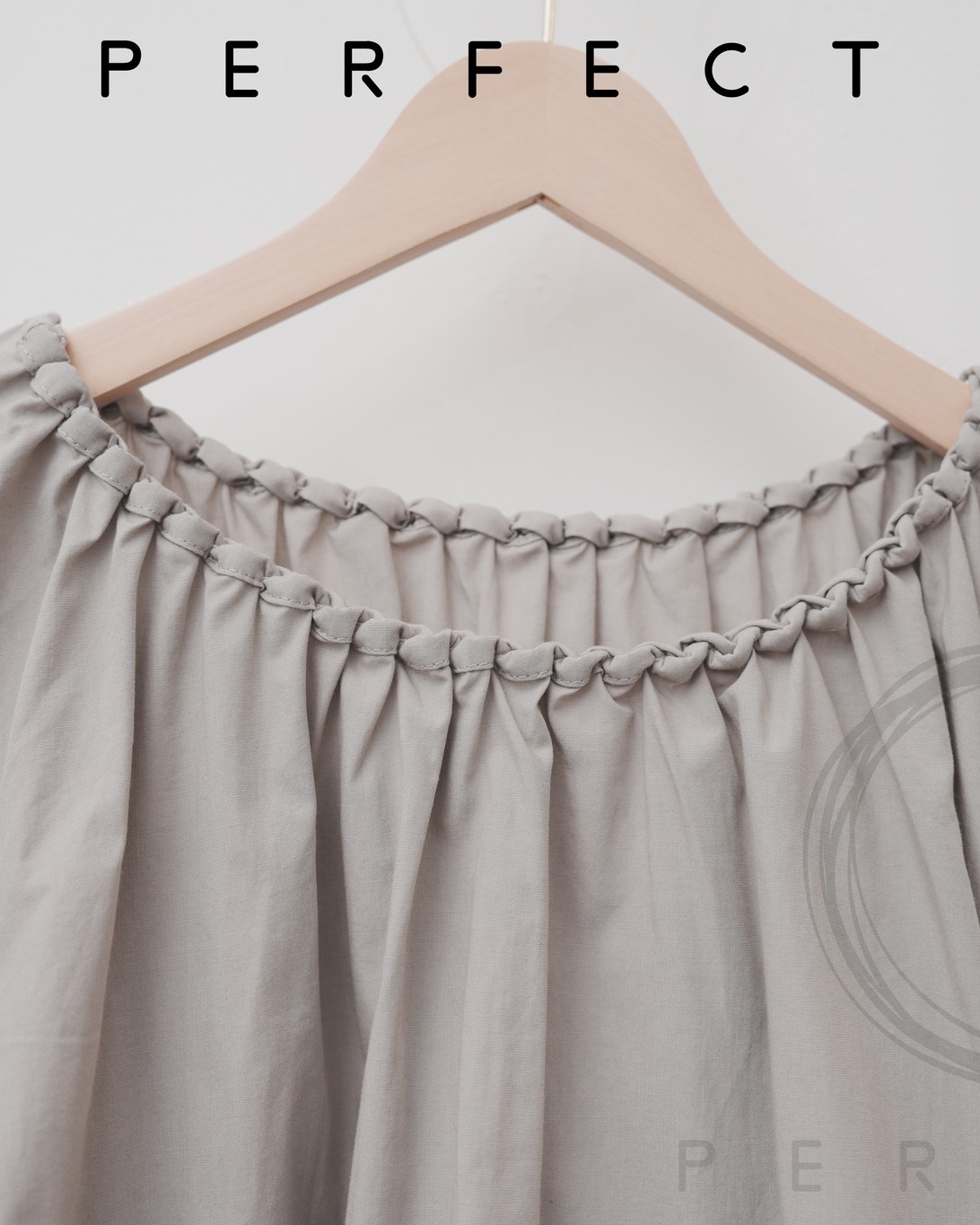 T0001_麻花領優雅上衣（氣質灰）