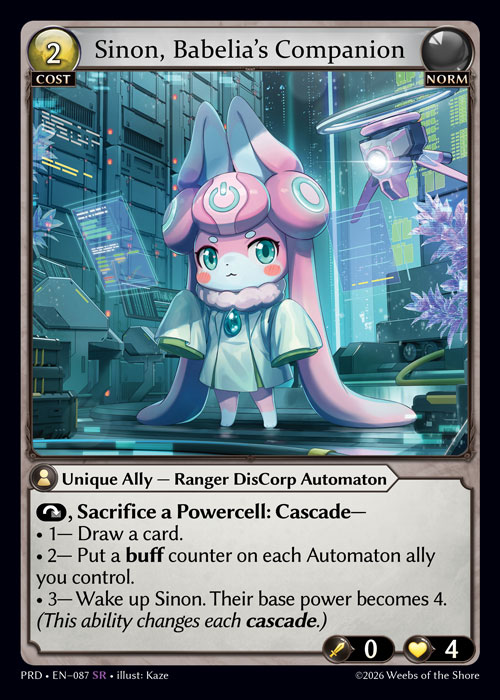 FOIL - Sinon, Babelia’s Companion / PRD-087 (SR)