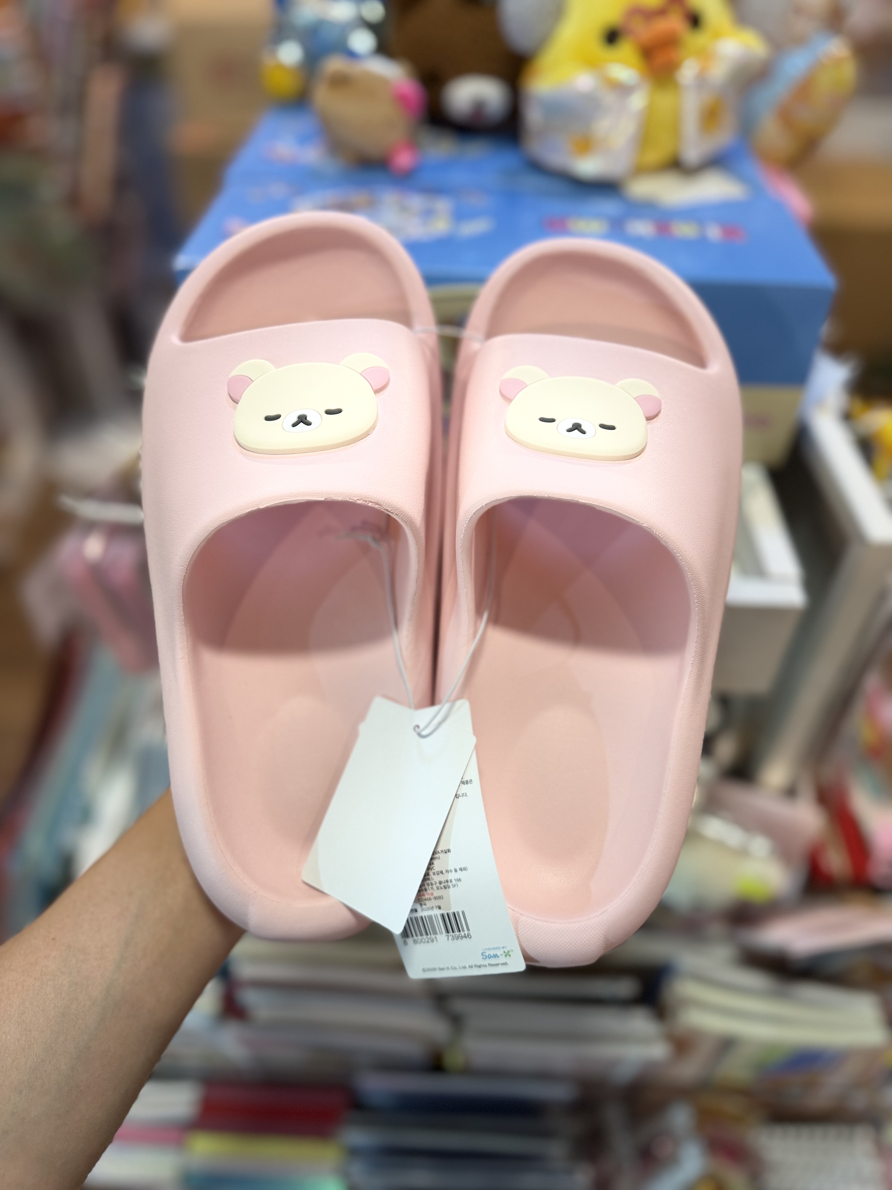 《預約貨品》全新韓國限定 Rilakkuma居家拖鞋