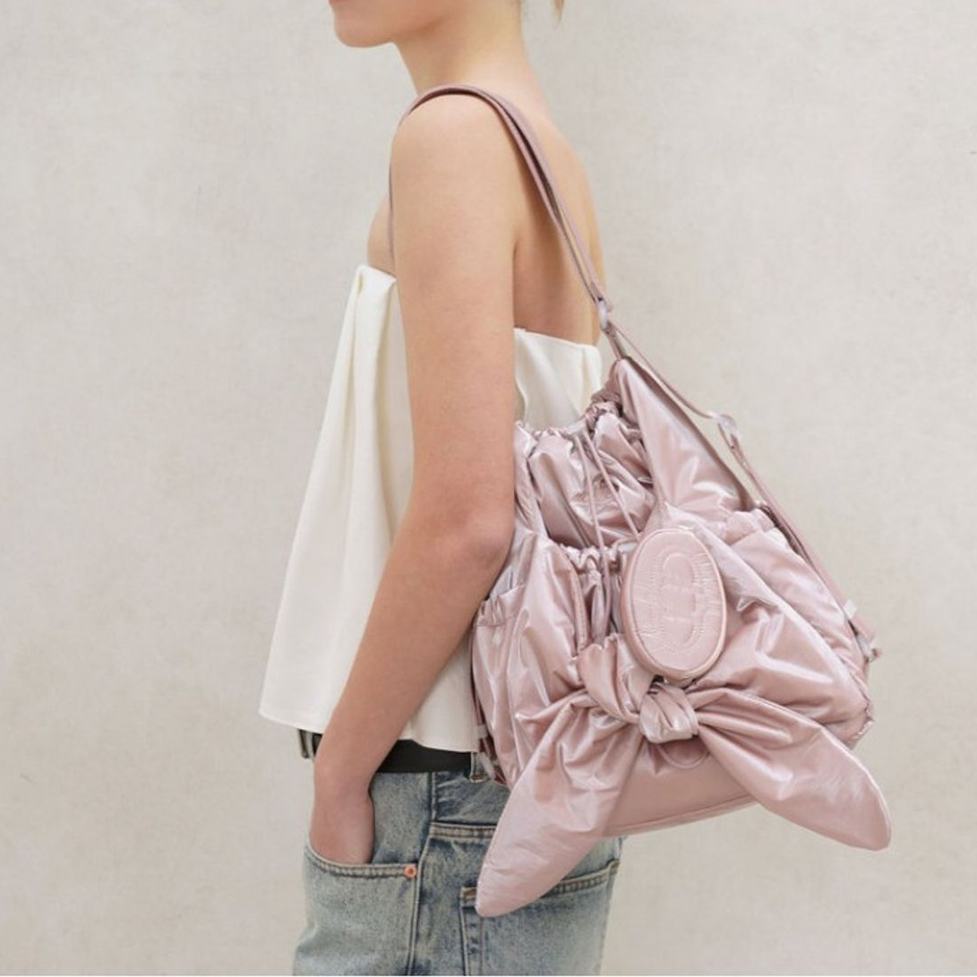 [athe vanessabruno] RUBAN Glossy Ribbon Backpack & Shoulder Bag S (5款)