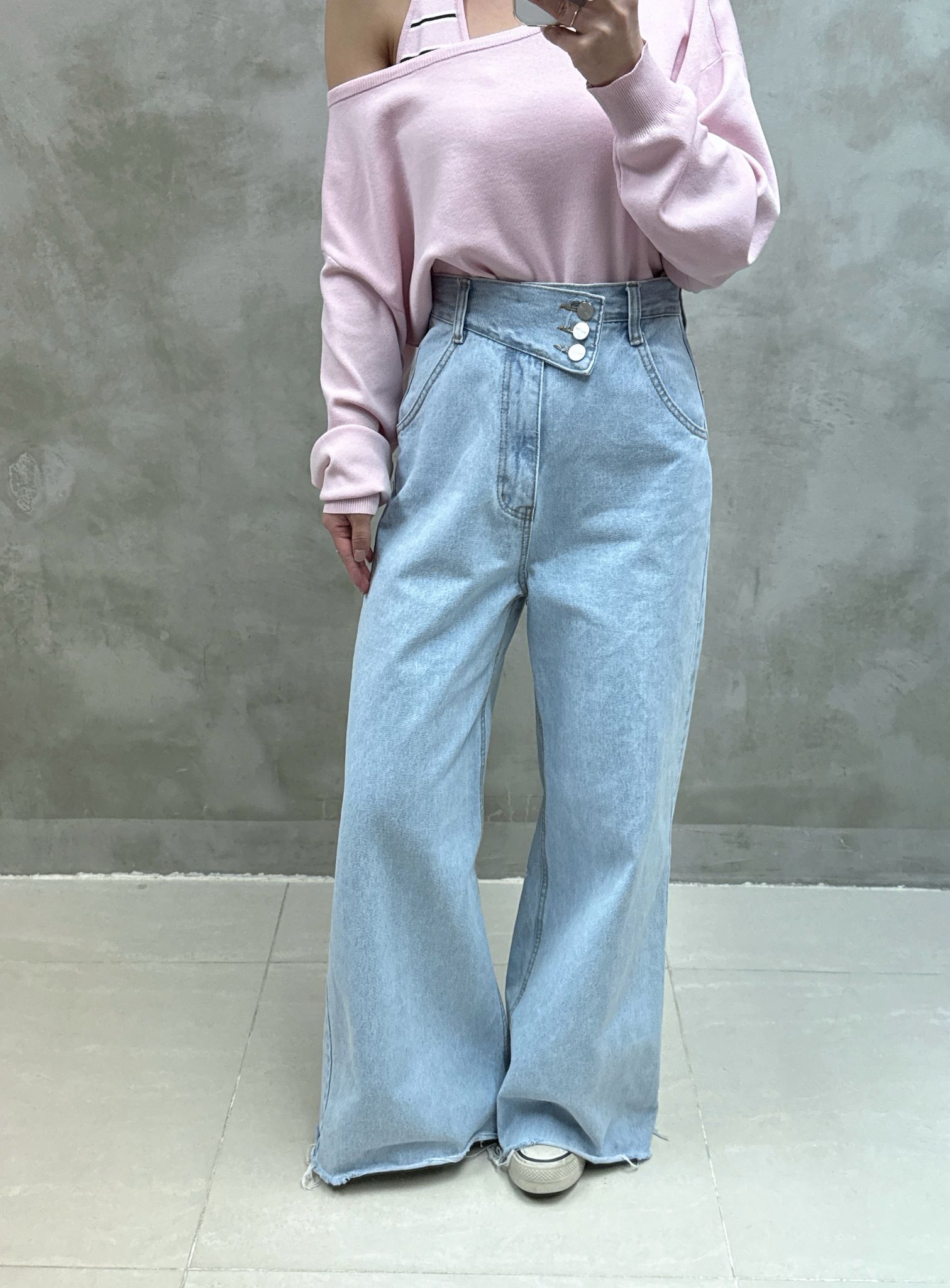 横間背心+露膊Top