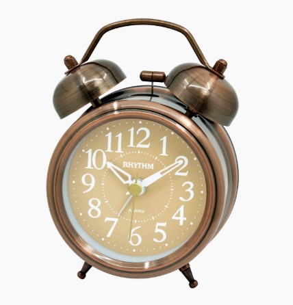 CRA861NR35/ 雙鈴檯鐘  (銅色)