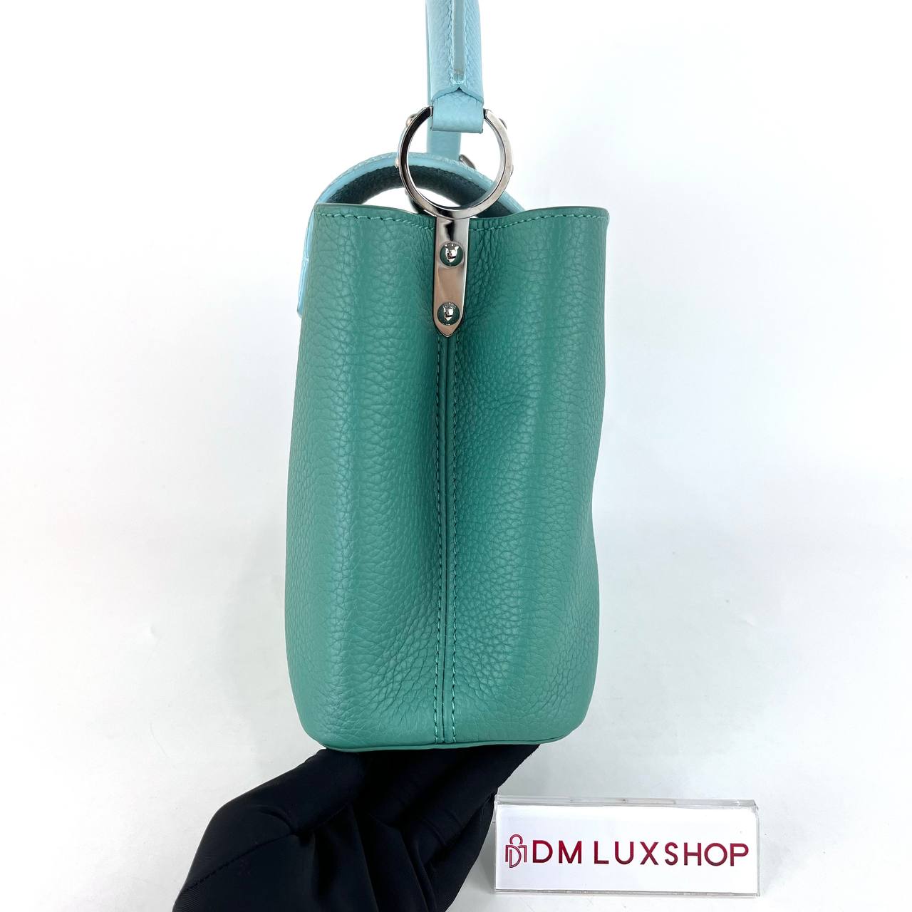 LV Capucines BB Green & Blue Taurillon