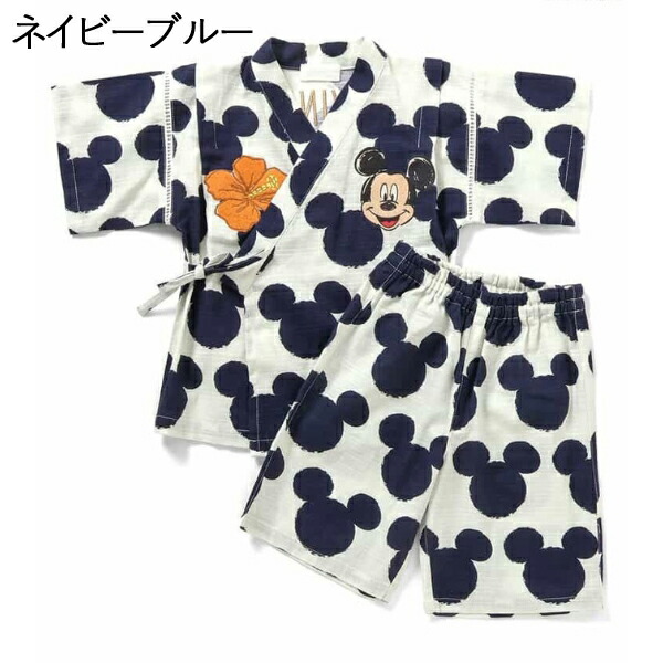 【⭐訂購⭐】🇯🇵日本直送🌀#Disney #Mickey 刺繡圖案甚平套裝［2款選］🌀 [PLCA-0041] [260402]