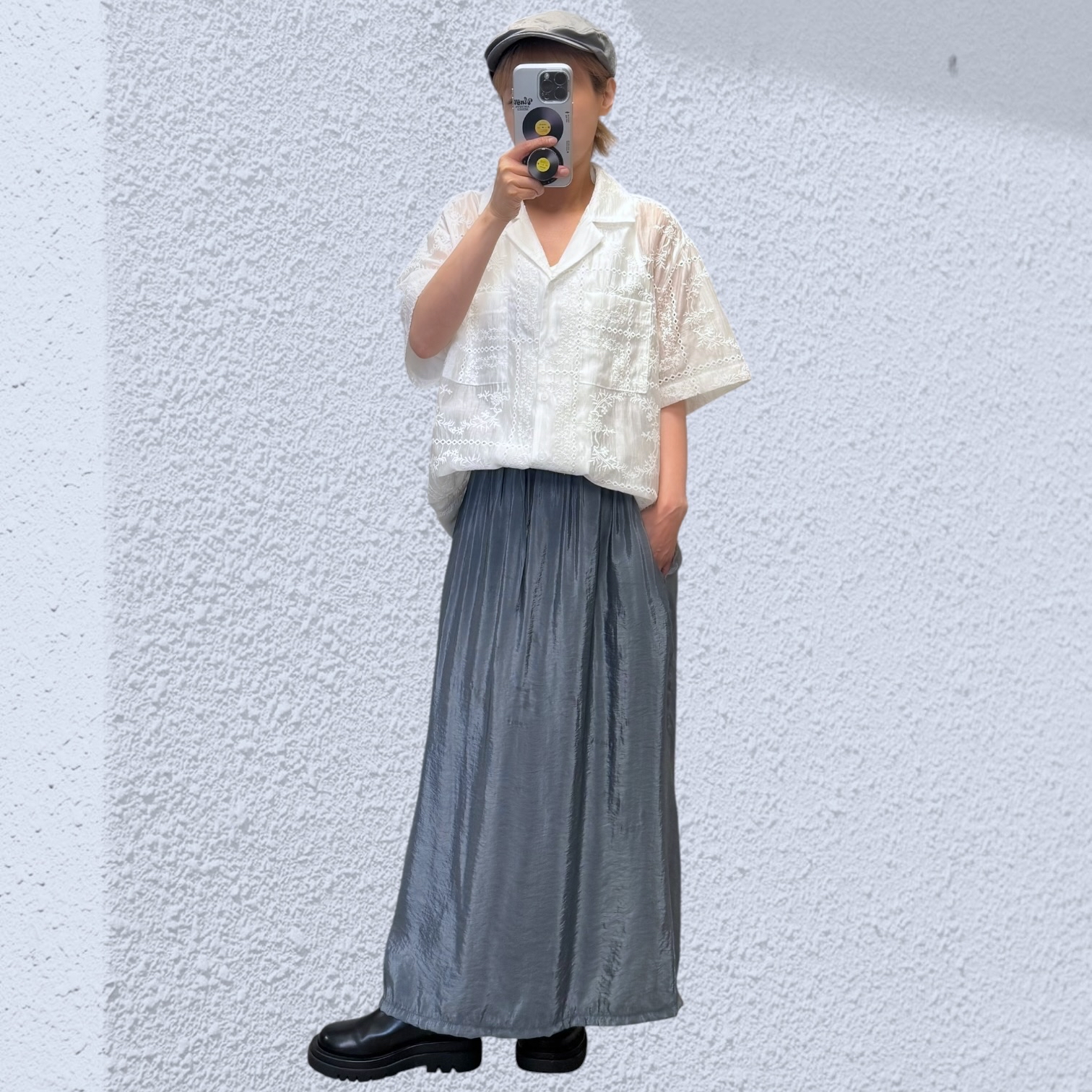 221371 pocket 通花恤