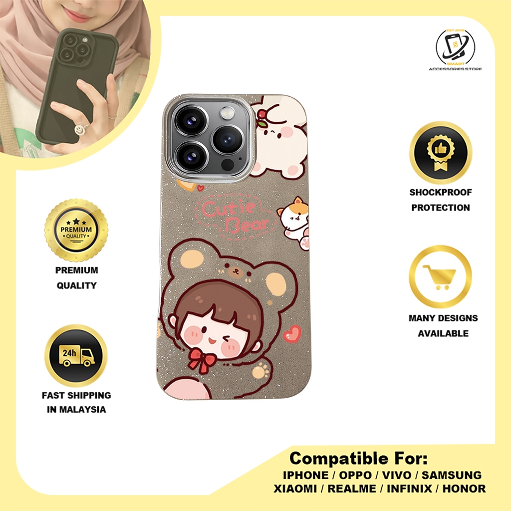 BLING CASE PHONE FOR IPHONE - DESIGN BEAR H