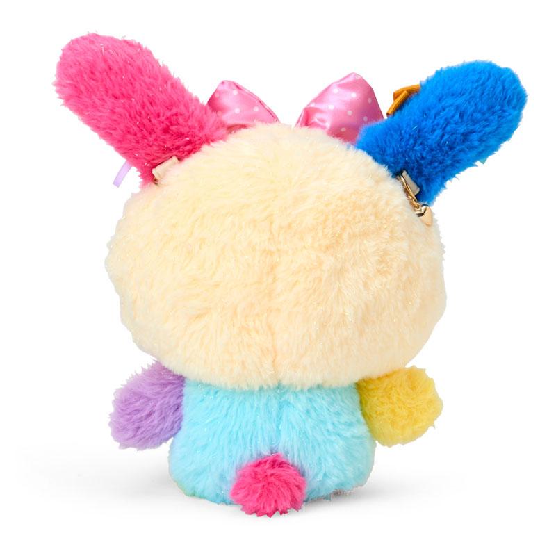Sanrio 【一直最喜愛USAHANA】花小兔系列 毛公仔拉鍊斜孭袋