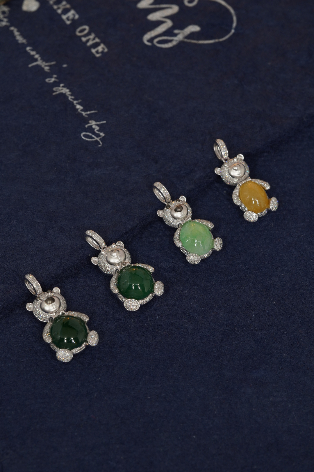 pt 緬甸翡翠鑽石吊墜