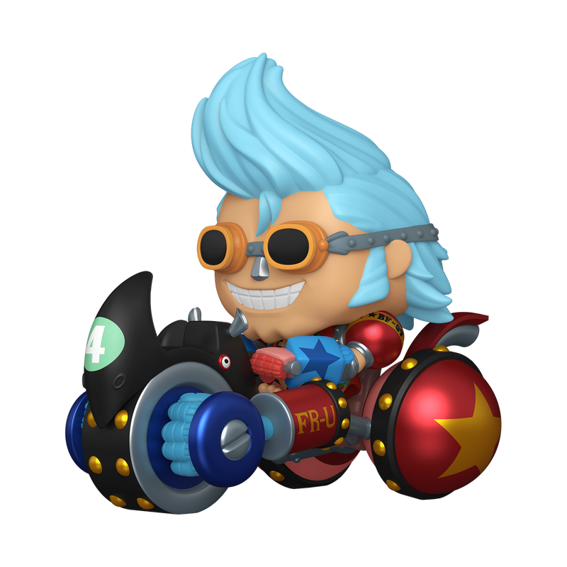 📦訂購 美國代購 Funko POP! ONE PIECE Rides Deluxe Franky with Black Rhino FR-U 4 Figure 海賊王 模型
