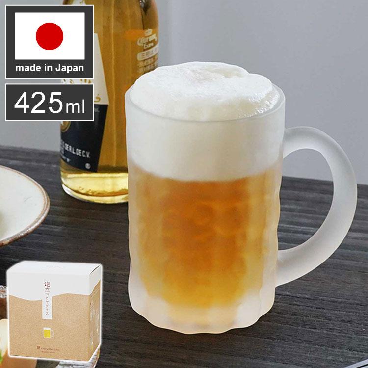 🔥🔥【日本製《東洋佐佐木》磨砂感自動起泡有柄啤酒杯】425ml