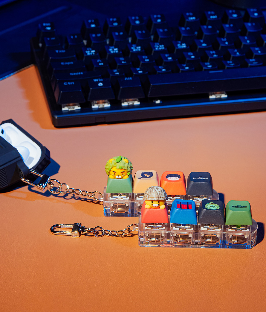 PUBG Battlegrounds X Kakao Friends LED 鍵盤 鎖匙扣_Ryan 春植