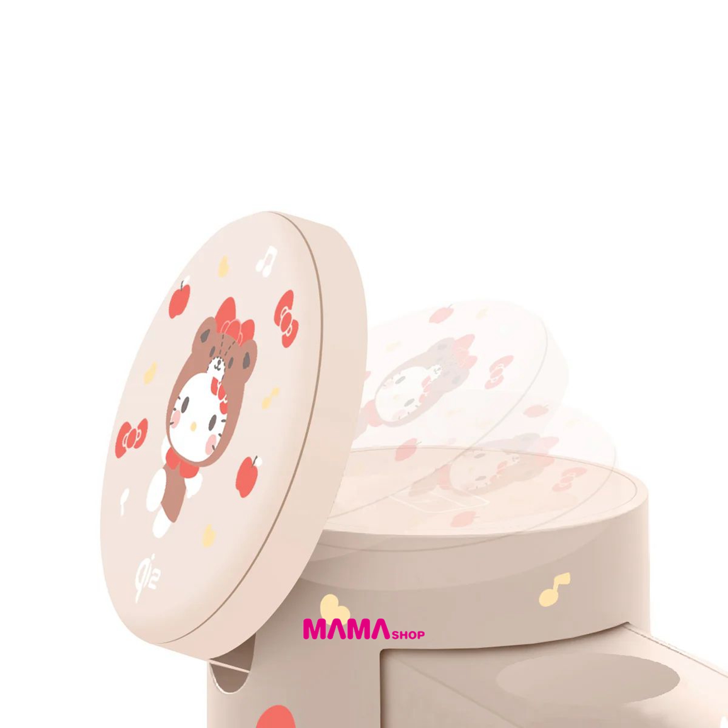 Sanrio Hello Kitty GE1 Qi2迷你掌心5合1 MagCharge 15W磁吸無線充電座(第二代HK2)