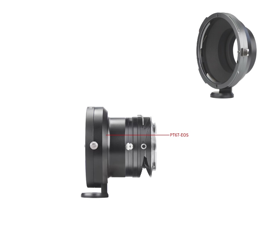 LAINA Lens Mount Double Adapter, Pentax 6x7 (P67, PK67) Mount SLR Lens And Canon EOS (EF / EF-S) D/SLR Lens To Leica L-Mount Alliance (TL/SL) Mirrorless Cameras Tilt & Shift II 移軸、平移金屬接環