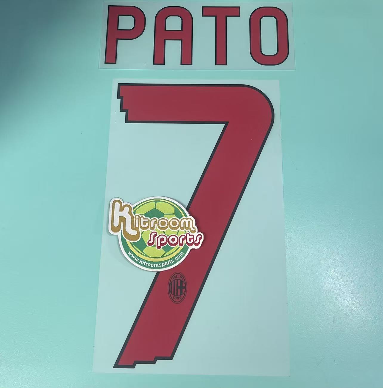 2010-11 AC MILAN Away Nameset #7 PATO