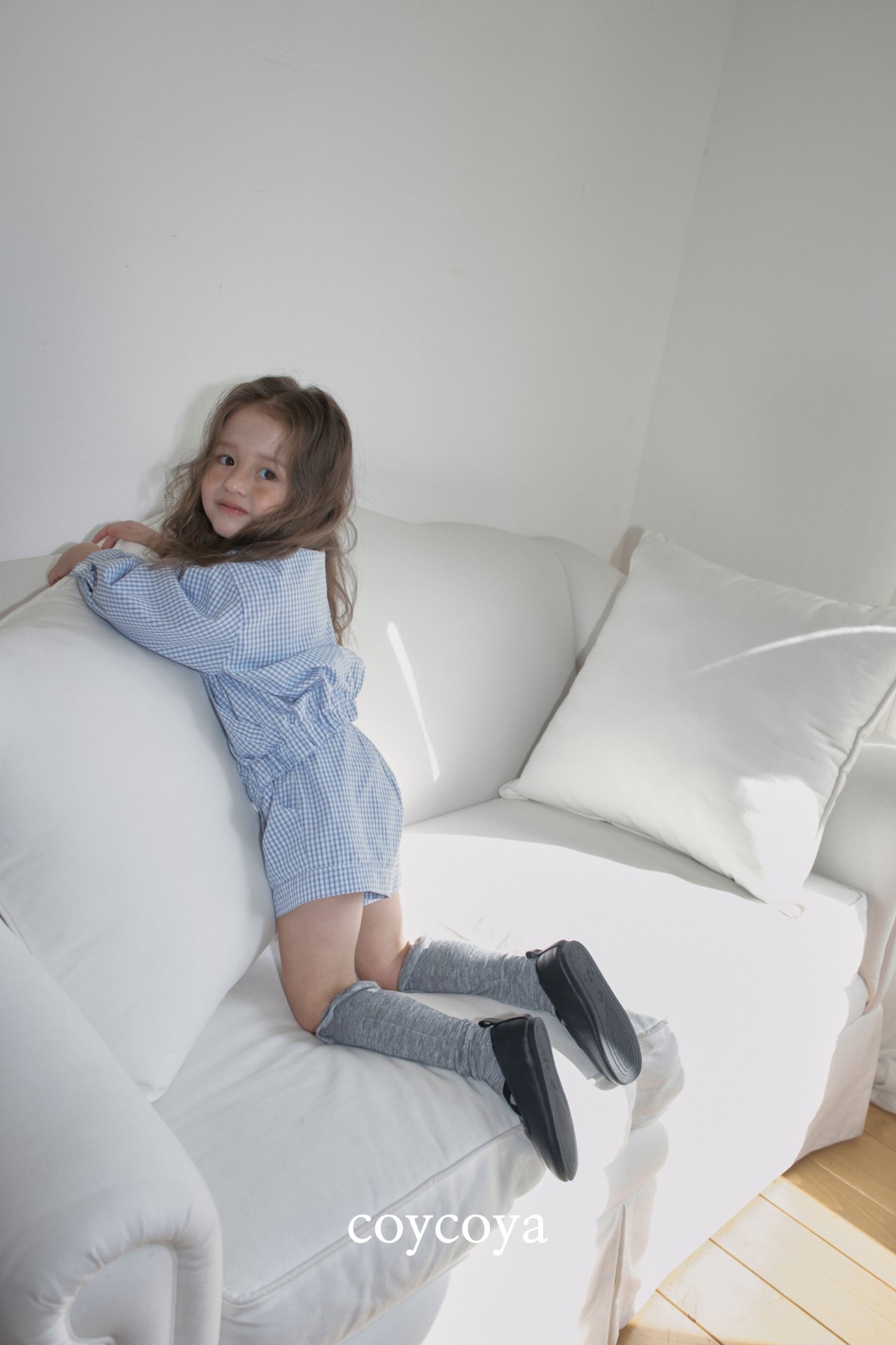 🌸預訂 韓國直送🌸🇰🇷COYCOYA兩色標籤格紋輕盈透氣短褲