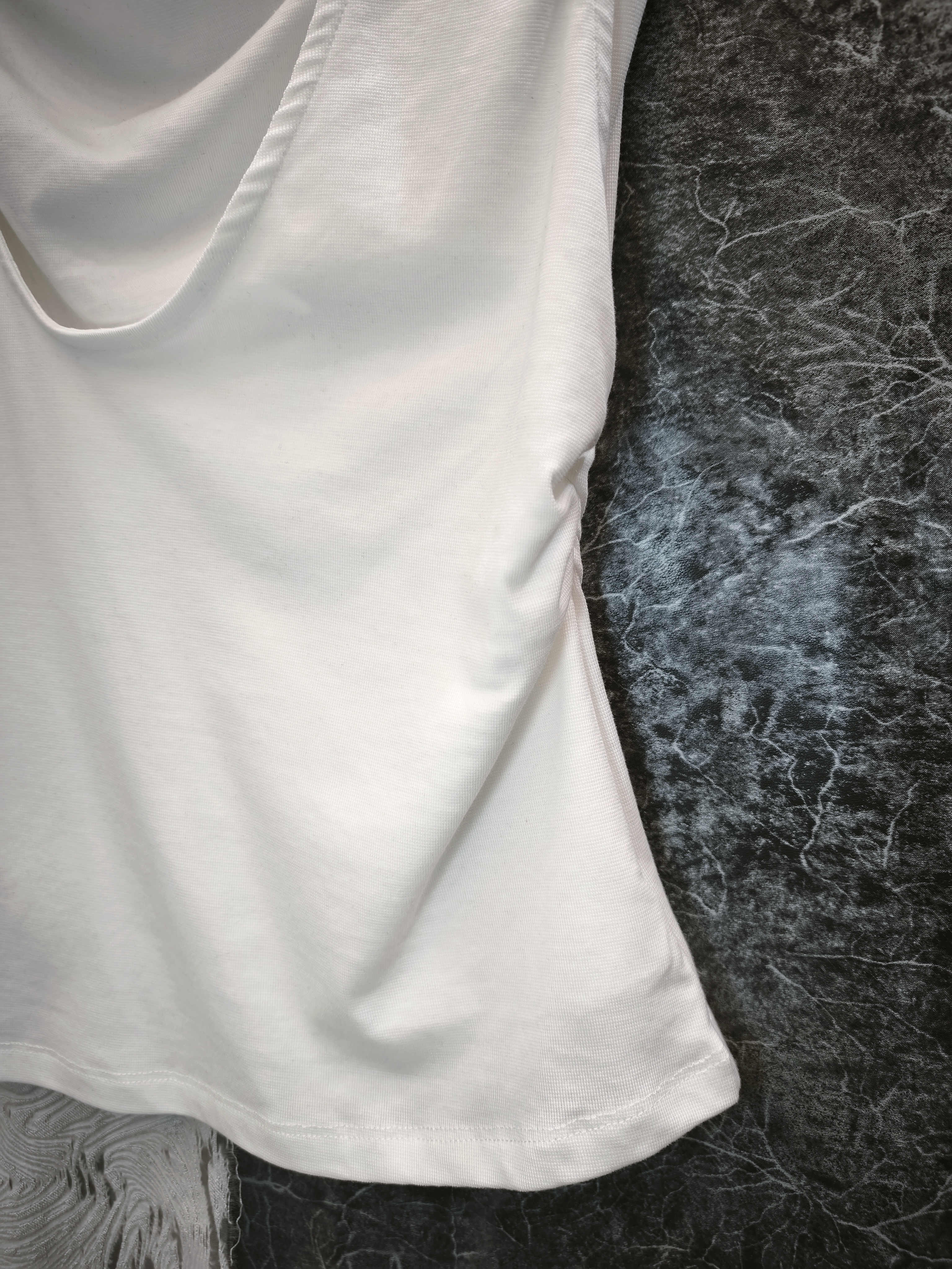 盪領假兩件背心