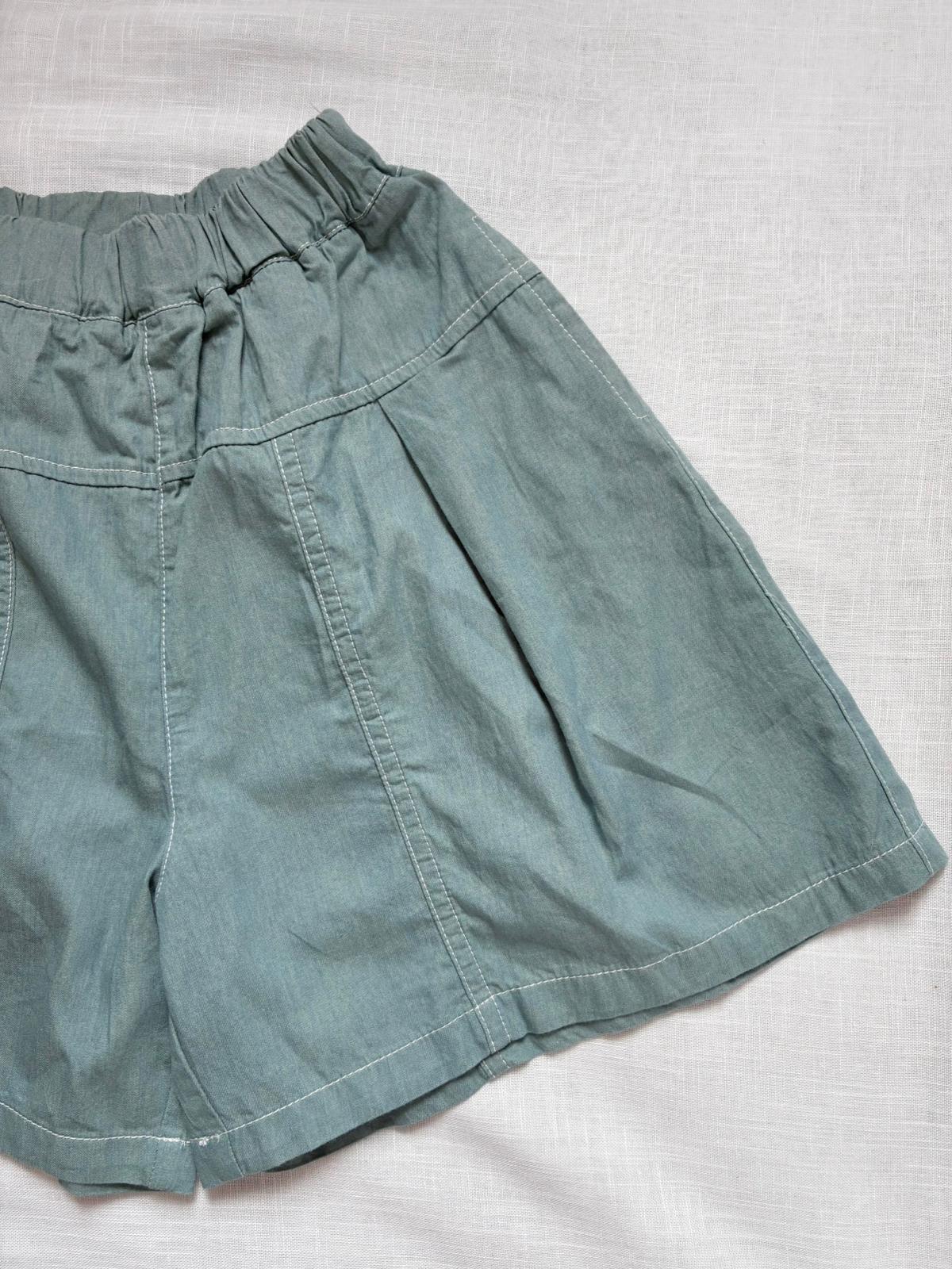 洗水牛仔裙褲薄料YX25103