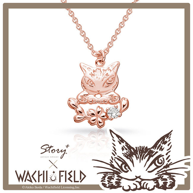 📦訂購 台灣限定 STORY 故事銀飾 經典達洋貓系列 Blossom Night 純銀頸鏈