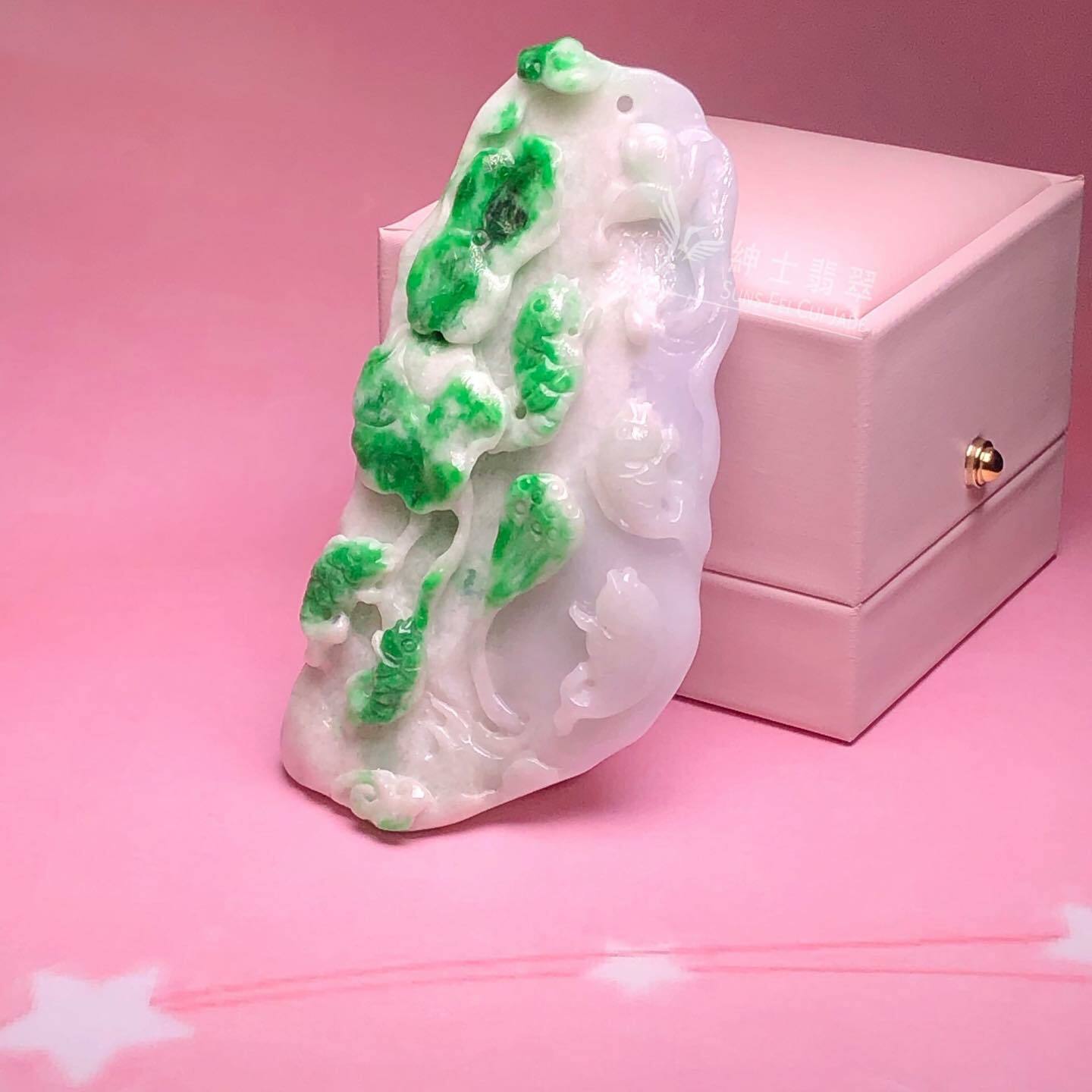 鮮翠翡翠原石件(不連證)