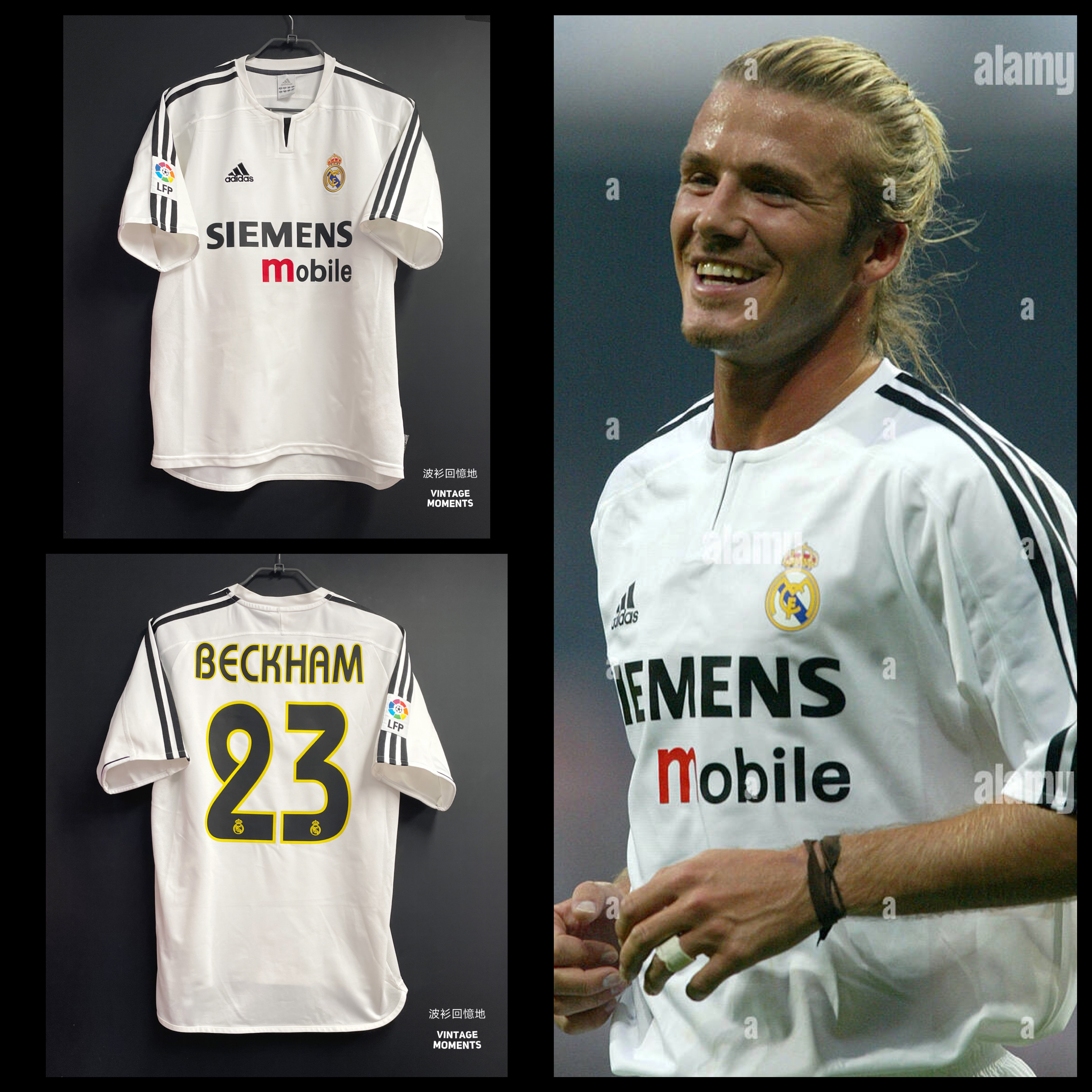 皇馬03/04主場 碧咸 REAL MADRID HOME BECKHAM