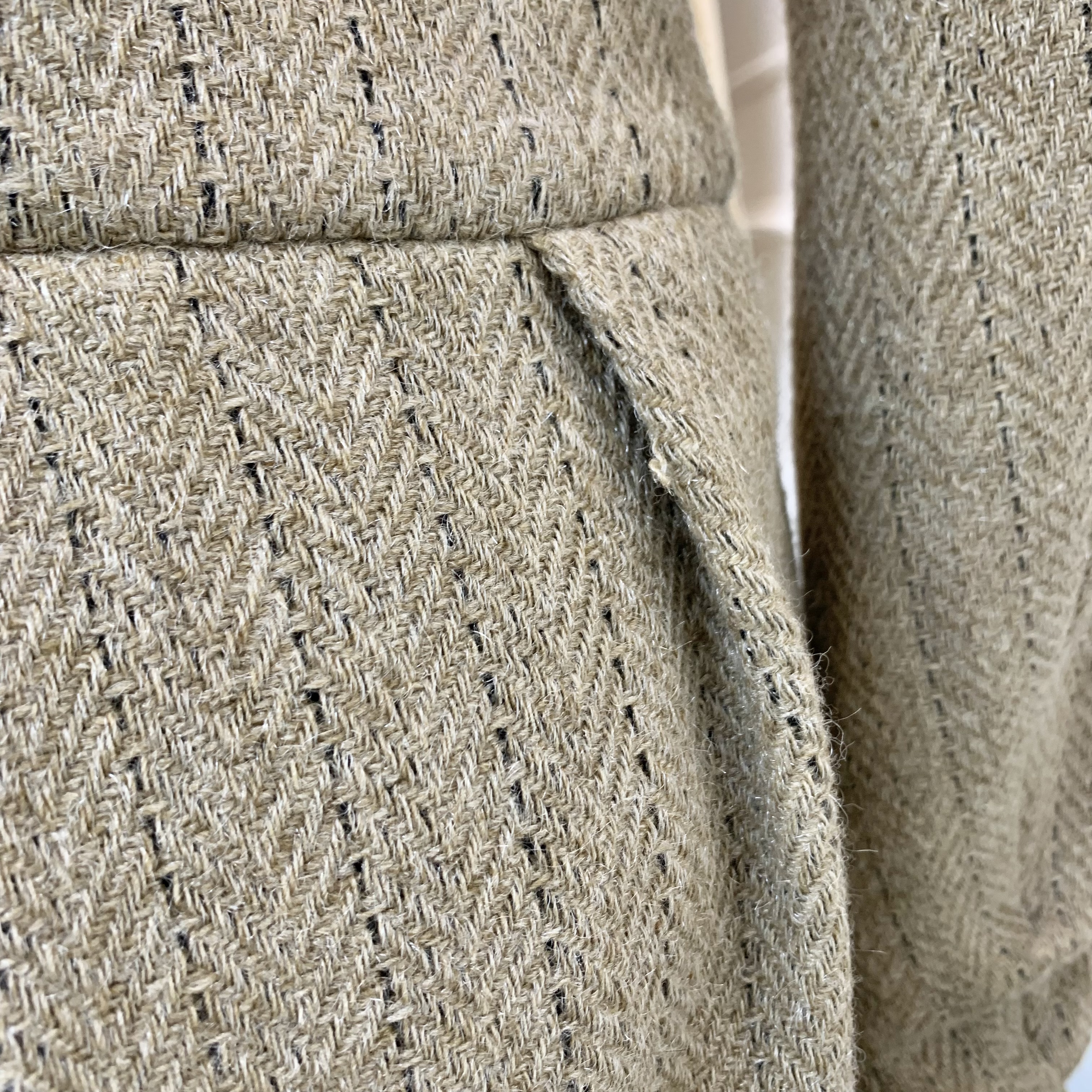 LV Vintage 秀場款 ✨條紋羊毛雙排扣大衣 🤎范冰冰同款🤎🤎