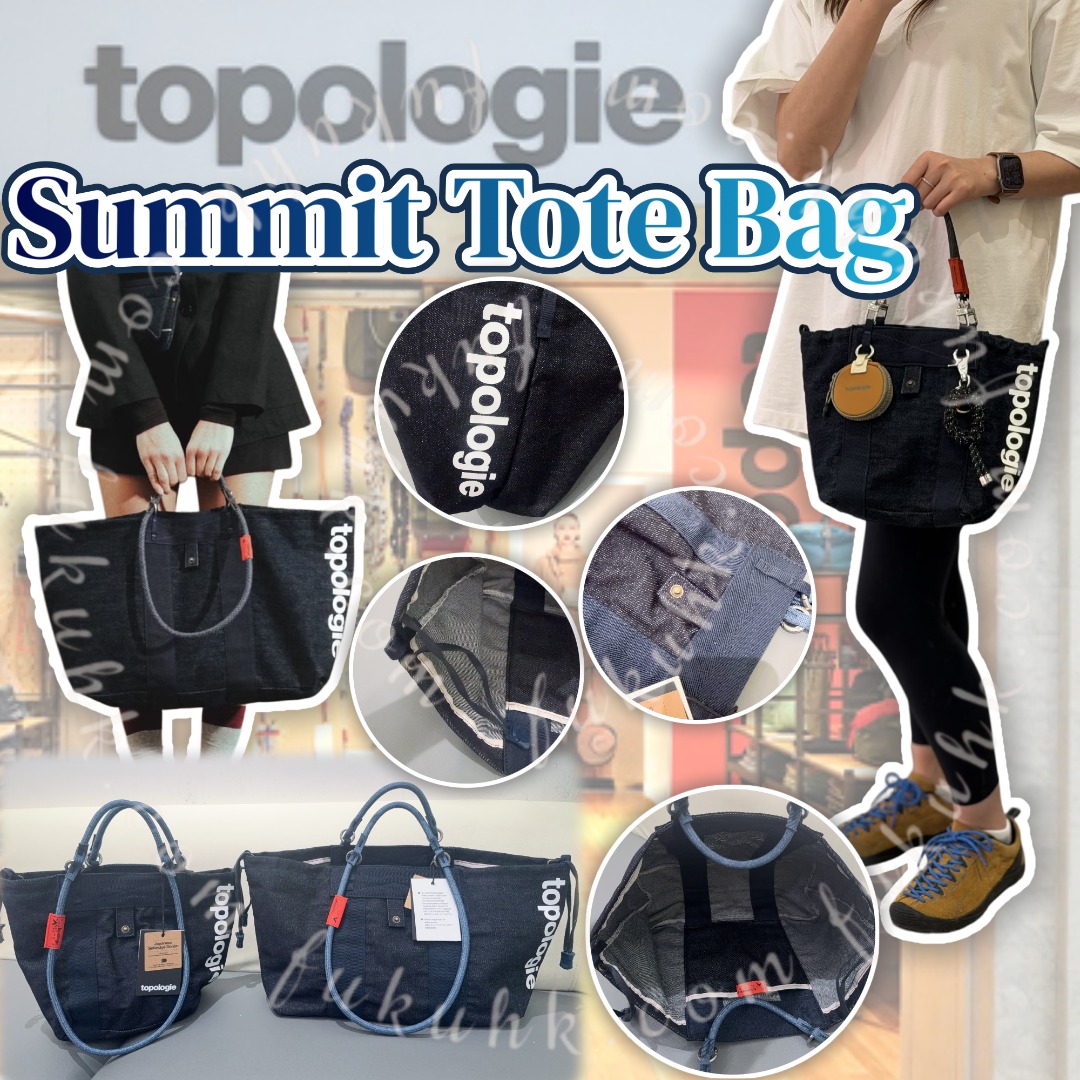 日本🇯🇵 Topologie Summit Tote Bag 牛仔托特袋