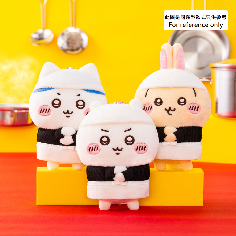 現貨｜Chiikawa ちいかわ 小可愛 Chii仔 拉麵店員 日版 毛公仔 吊飾 掛件 (388685)