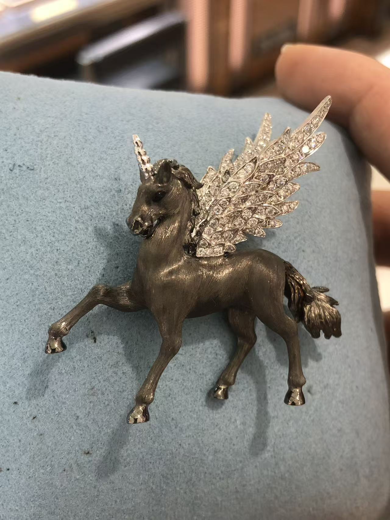 18K Lab Diamond Pendant