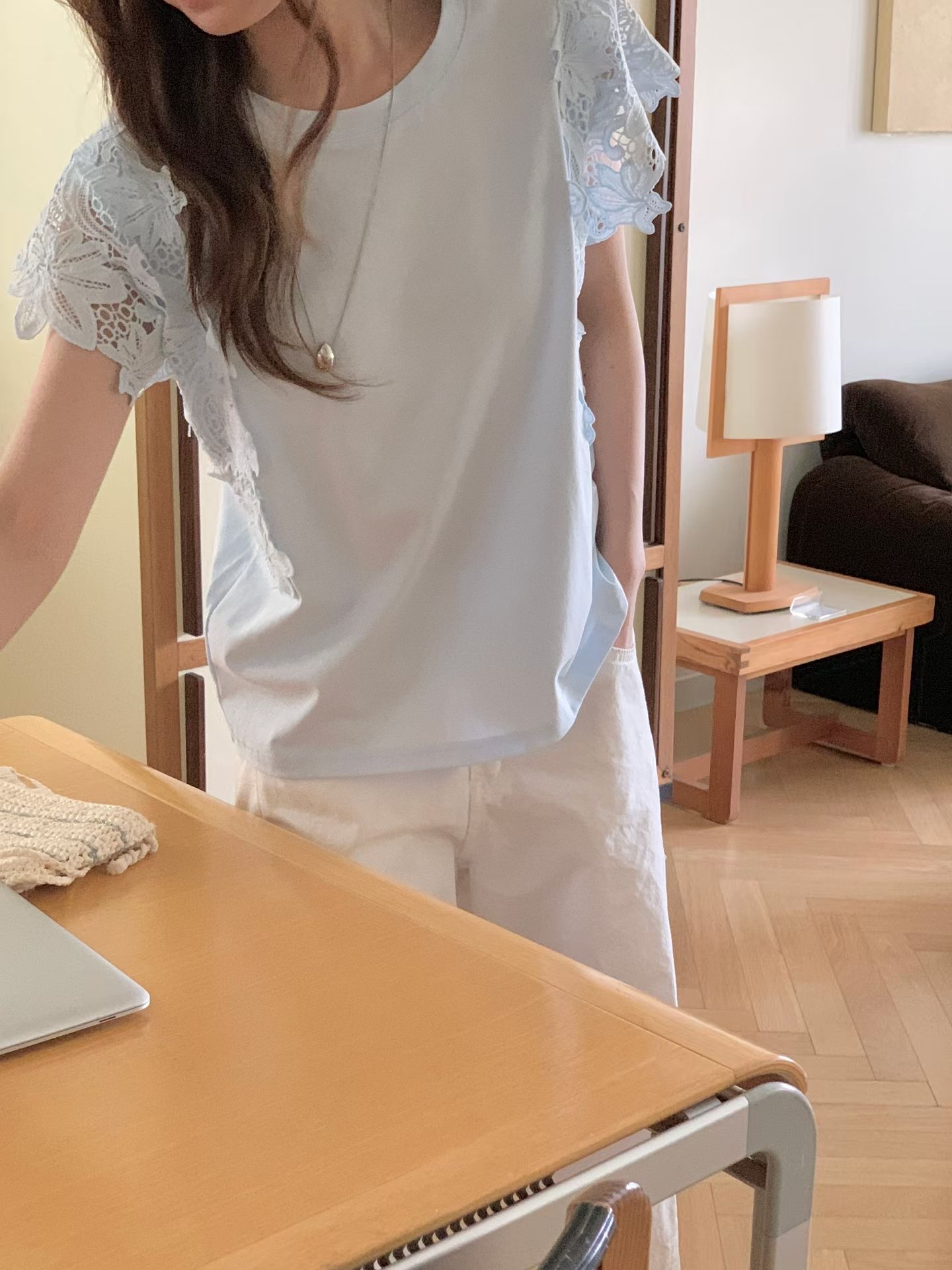 CT31 通花邊背心