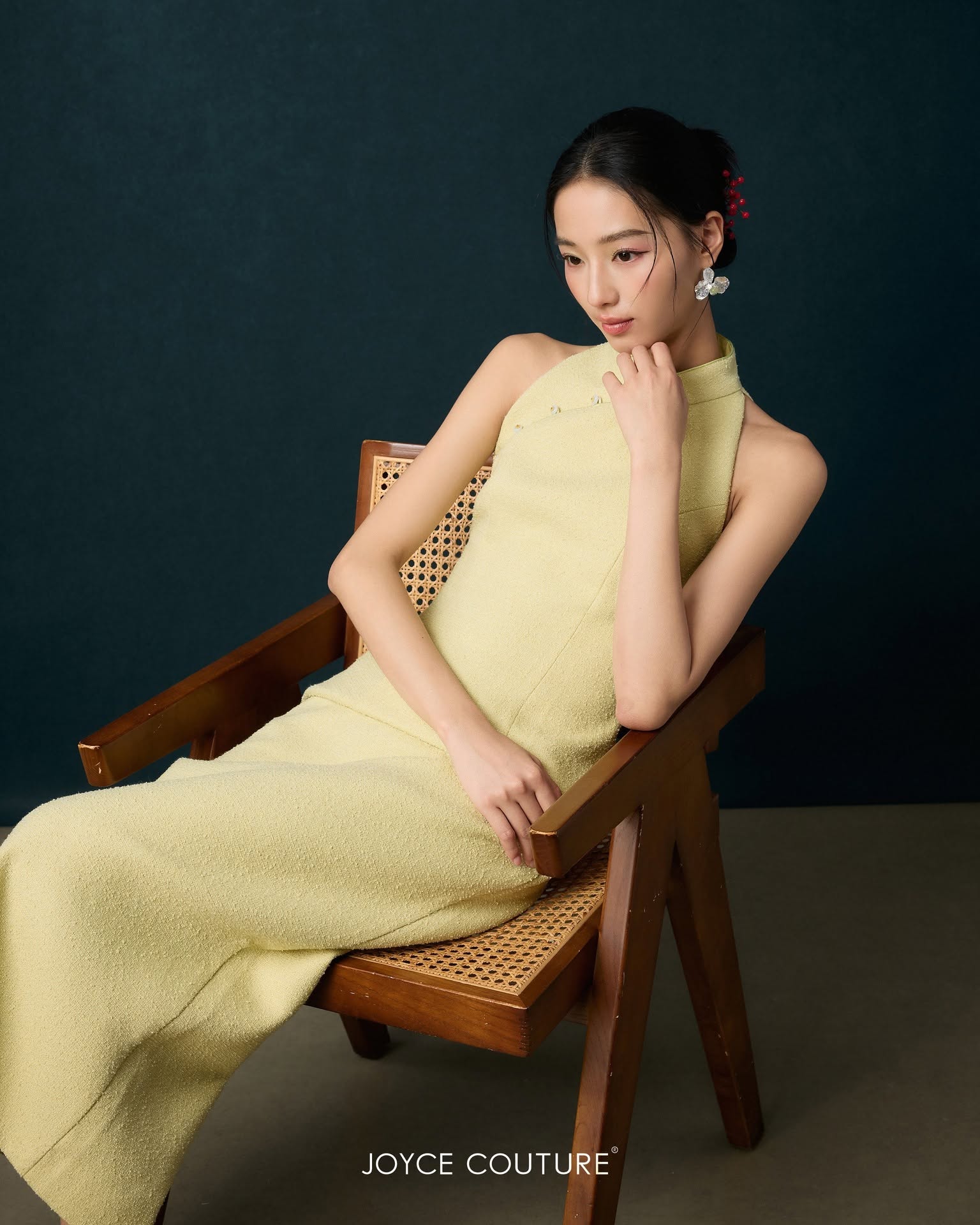 小香风cut in 旗袍 D0093