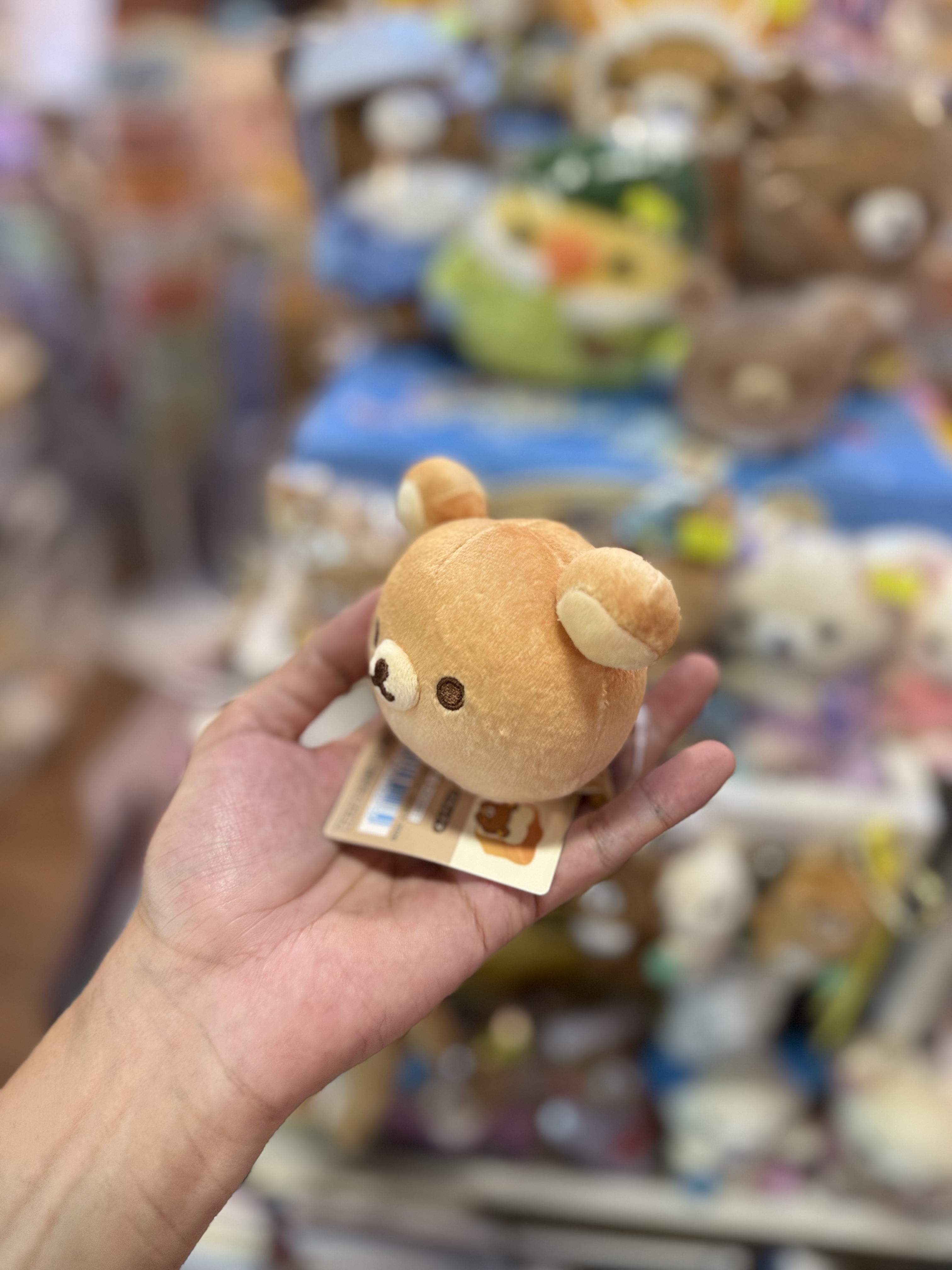 《現貨》全新Rilakkuma麪包造型頭型手玉公仔 Rilakkuma / 小熊