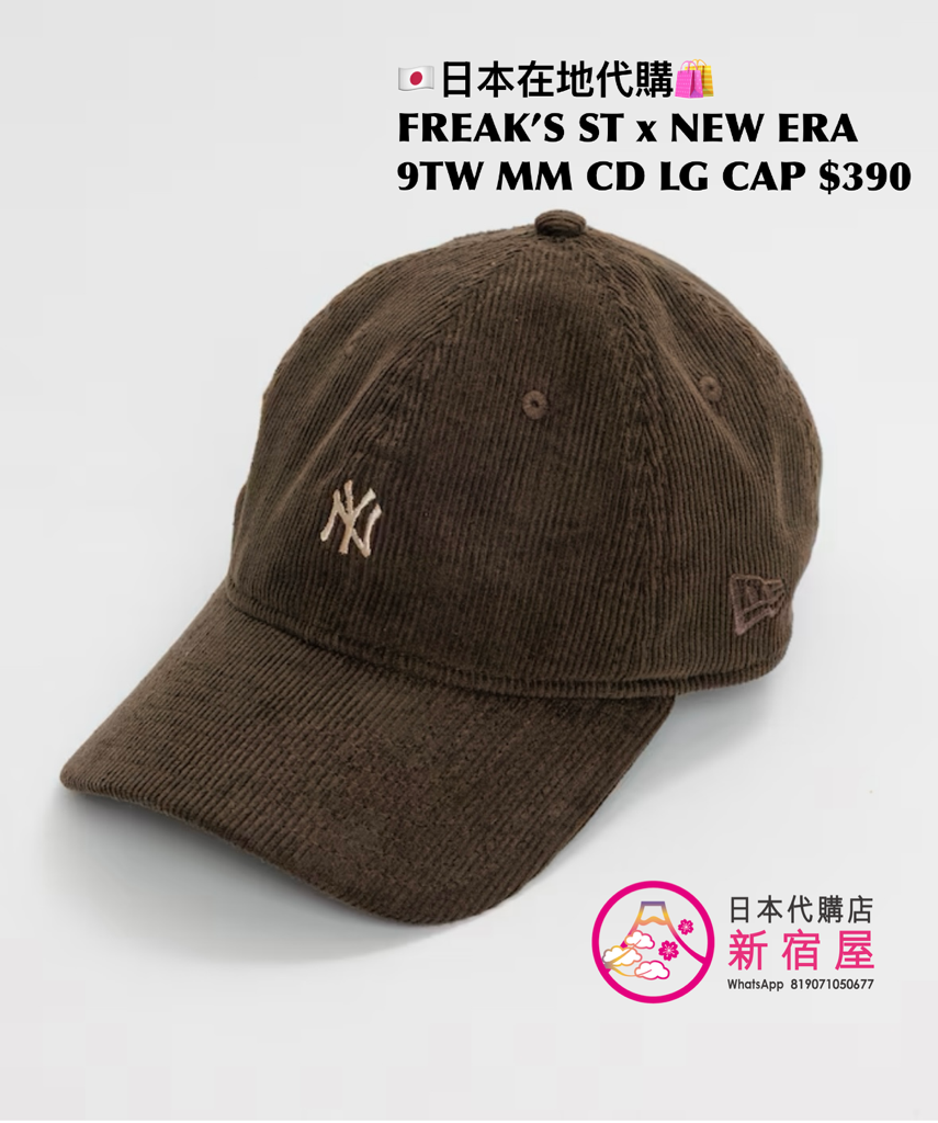 FREAK’S STORE x NEW ERA 9TWENTY MICROMINI CORDUROY LOGO CAP 
