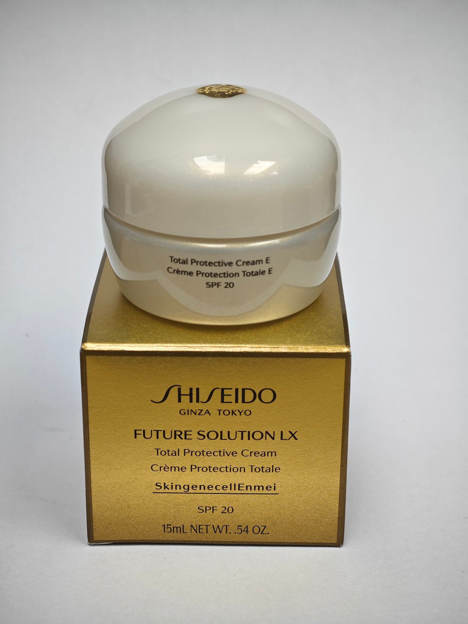 Shiseido 資生堂頂級「時光琉璃禦藏防禦日霜」（Future Solution LX Total Protective Cream）15ml 中樣