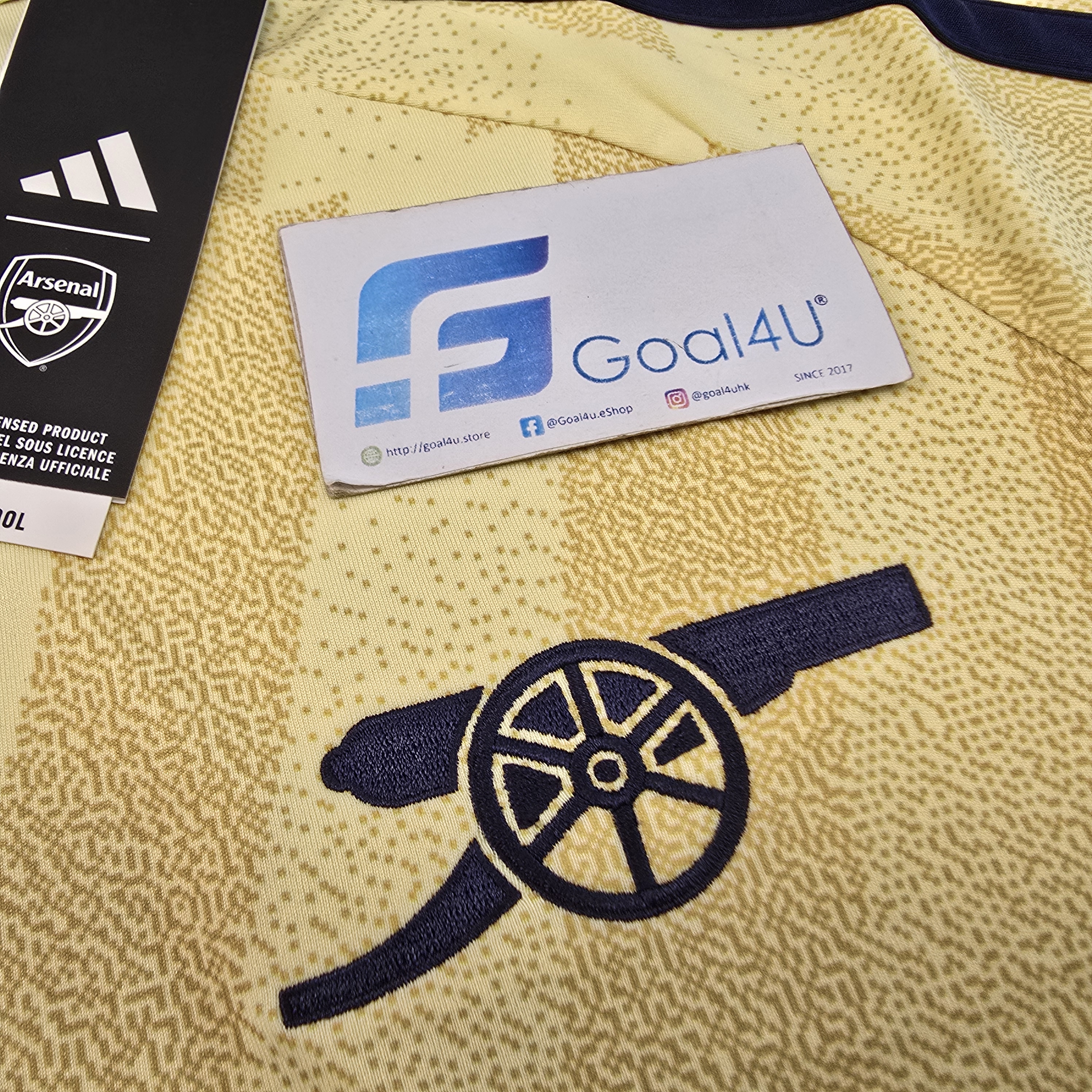 Adidas Arsenal 阿仙奴 2026-27 三客球迷版球衣 (可加印字章) KQ6512