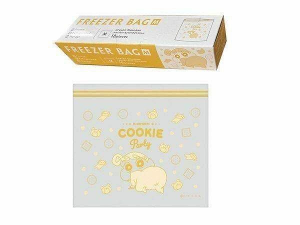 日本直送 蠟筆小新圖案 加厚保鮮密實袋  - 1盒 現貨