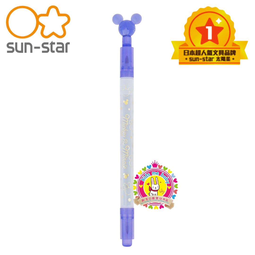 Mickey Mouse 米奇老鼠 日本製 螢光筆 深藍色 ⭐