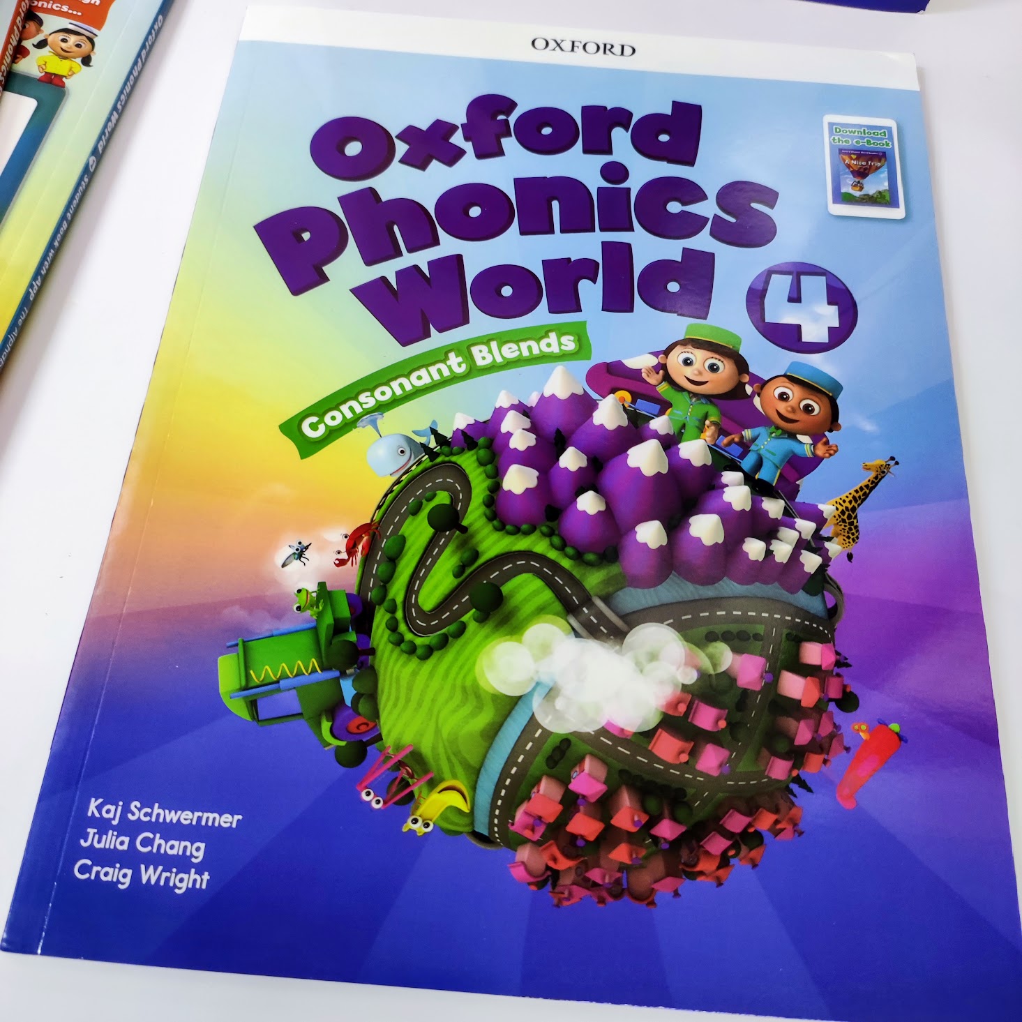 點讀Oxford Phonics World (Level 1-5) 牛津練習本一套10本 自然拼讀phonics字母發音教材  C26