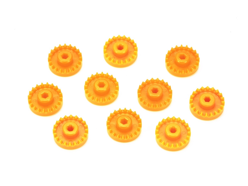 AO-1019 MINI 4WD G-2 GEAR (ORANGE, 10PCS.)