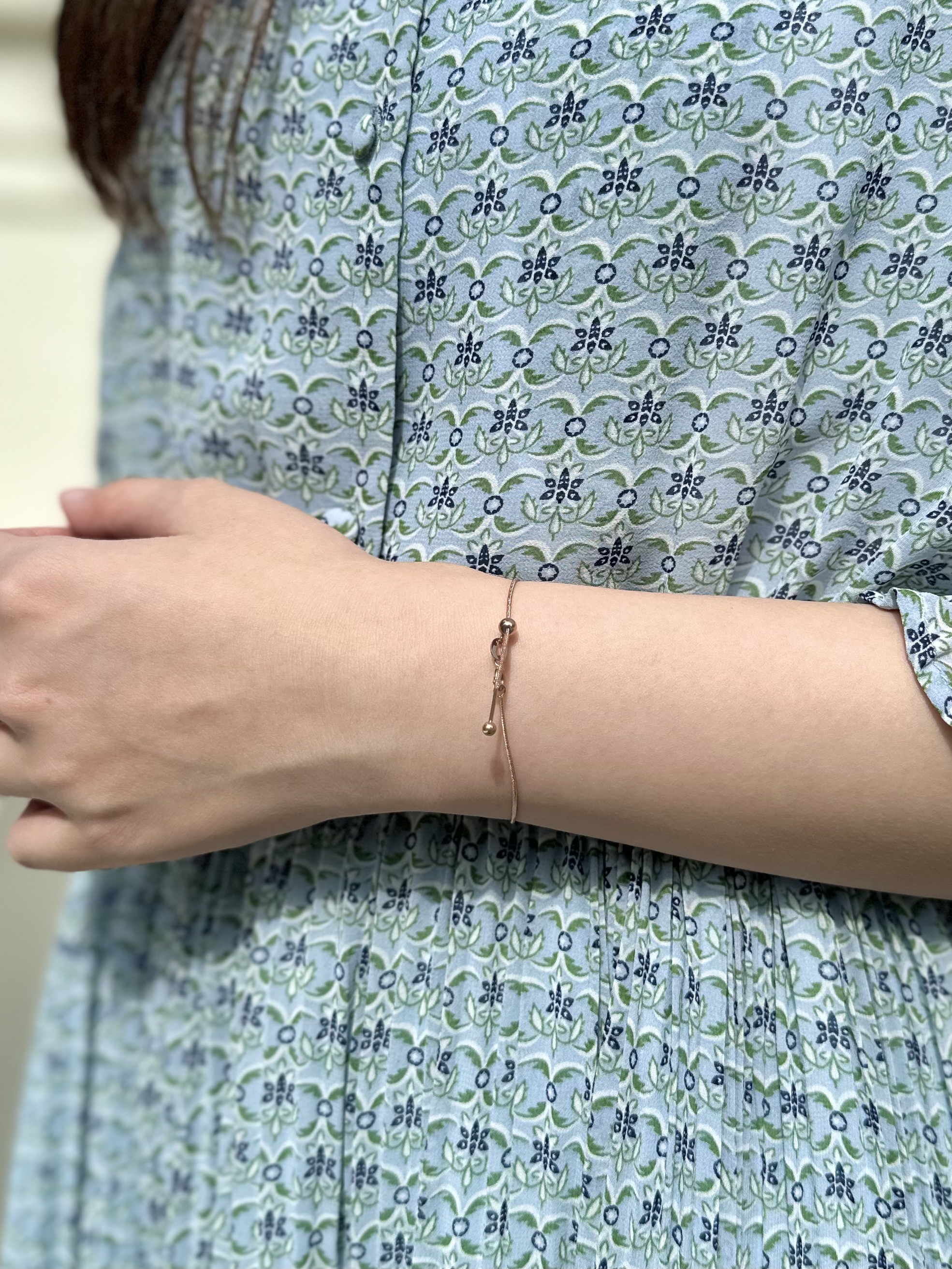 Rose gold simple bracelet
