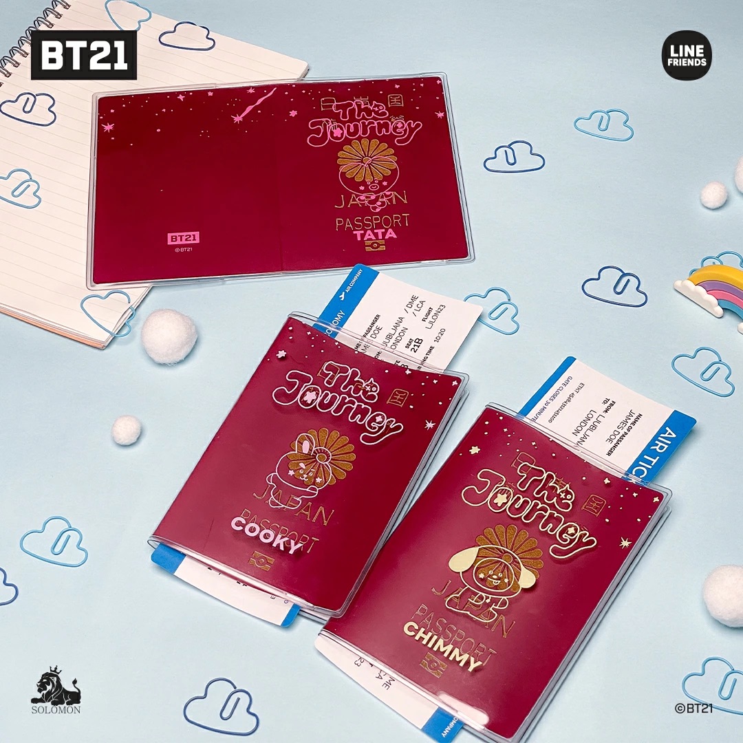 📦訂購 日本限定 Line Friends BT21 PASSPORT CASE 證件套